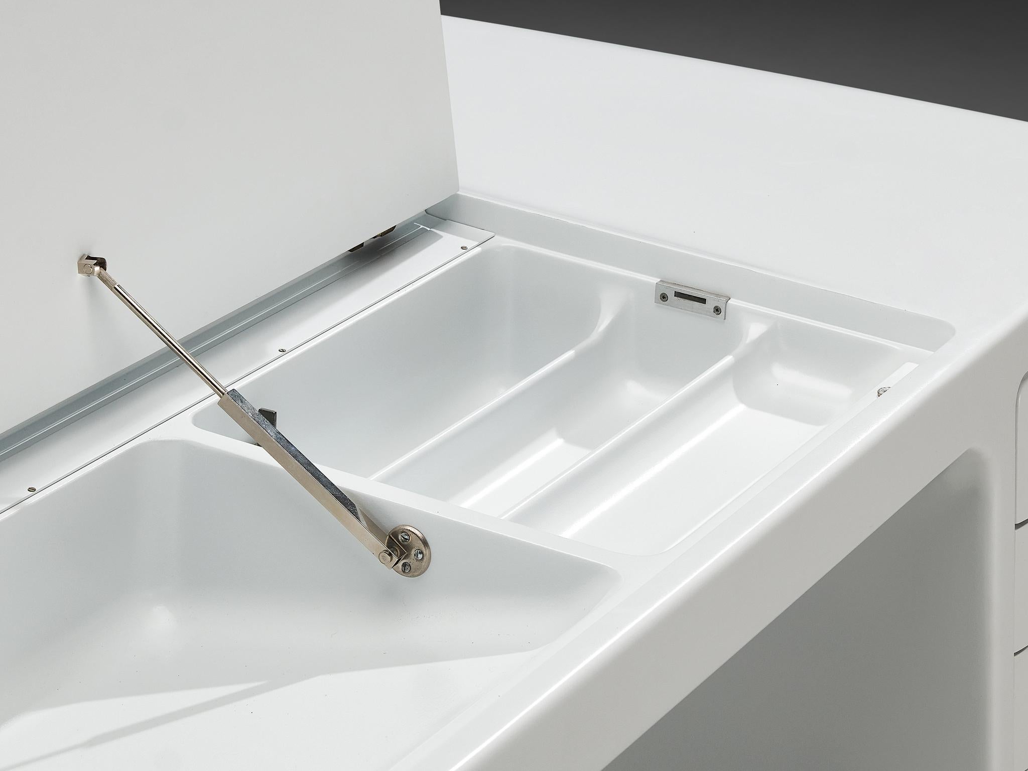 Plastique Bureau « Directeurs » d'Ernest Igl pour Wilhelm Werndl en polyuréthane blanc en vente