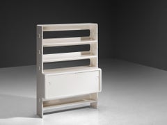 Ernest Igl for Wilhelm Werndl Shelving Cabinet in Off-White Polyurethane