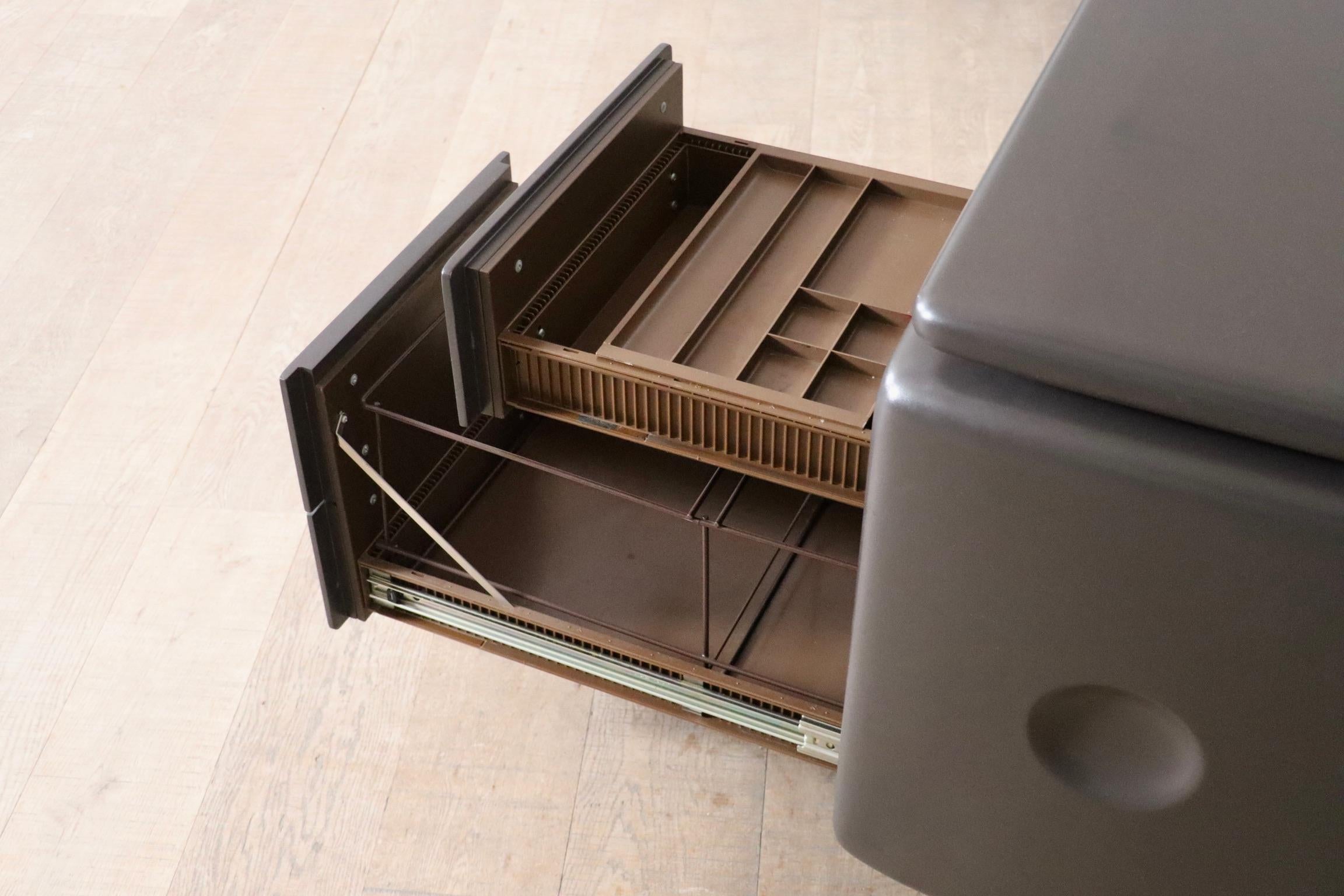 Ernest Igl Jet Corner Writing Desk For Wilhelm Werndl, 1970s 6