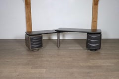 Ernest Igl Jet Corner Writing Desk For Wilhelm Werndl, 1970s