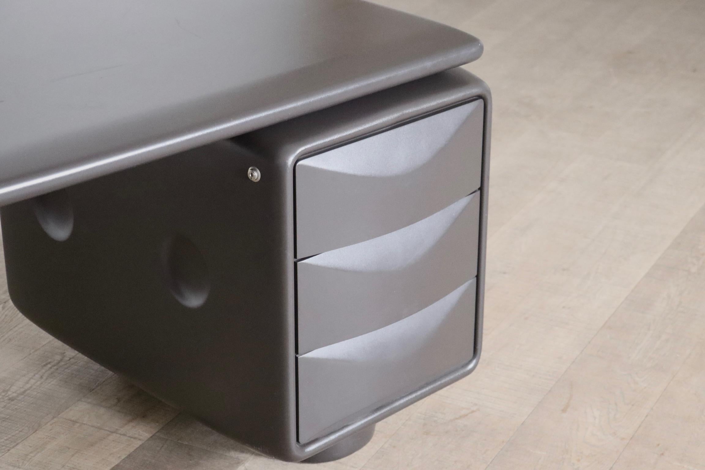 Ernest Igl Jet Corner Writing Desk For Wilhelm Werndl, 1970s 1