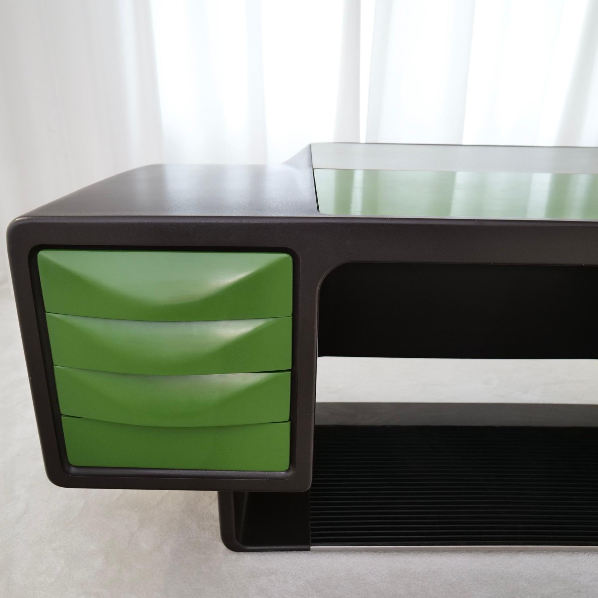 Late 20th Century Ernest Igl Jet Directors Space Age Desk by Wilhelm Werndl, 1970s