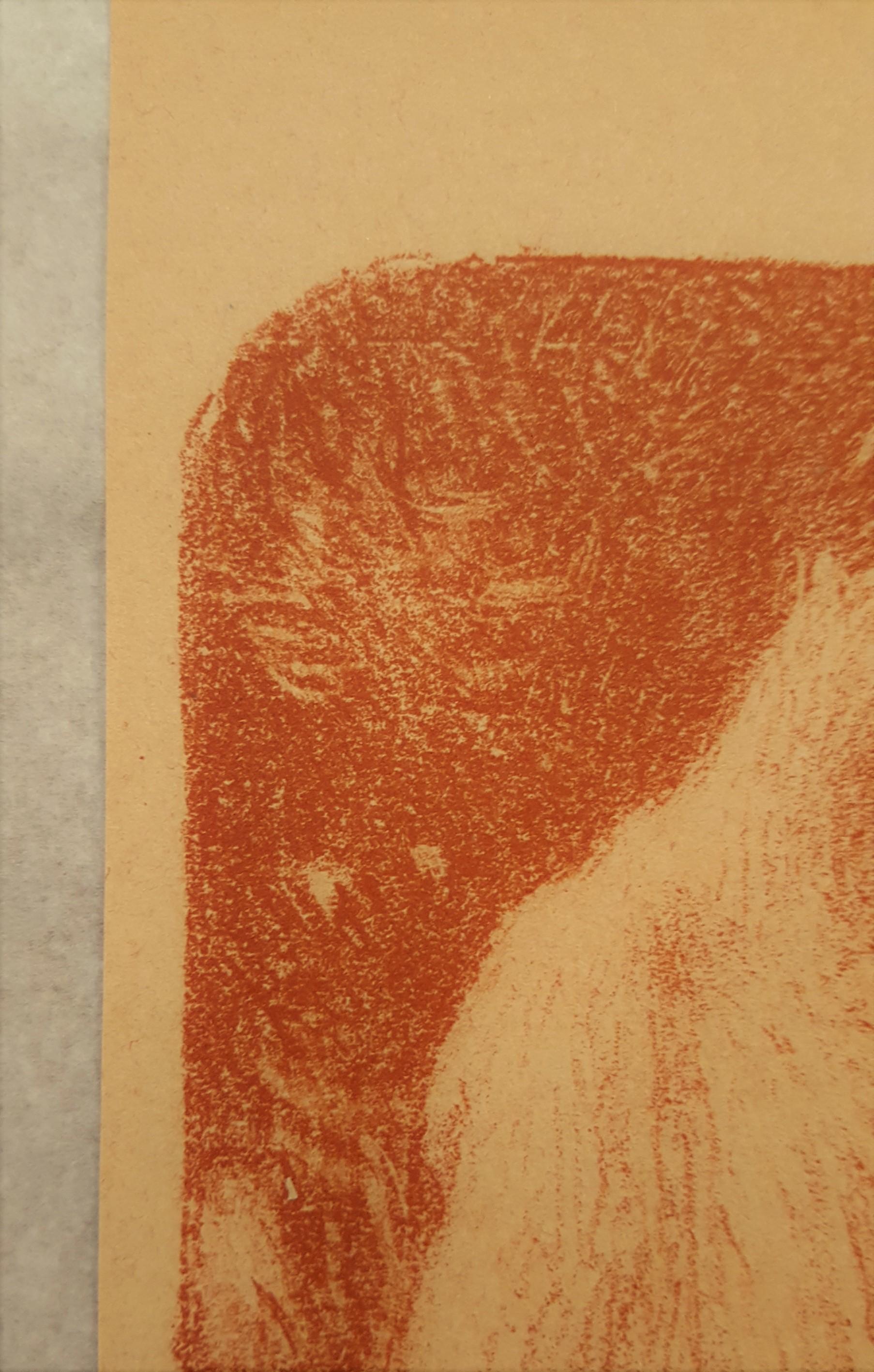 Sicile (Sicily) /// Lithographie impressionniste française Modern Figurative Lady Art en vente 5