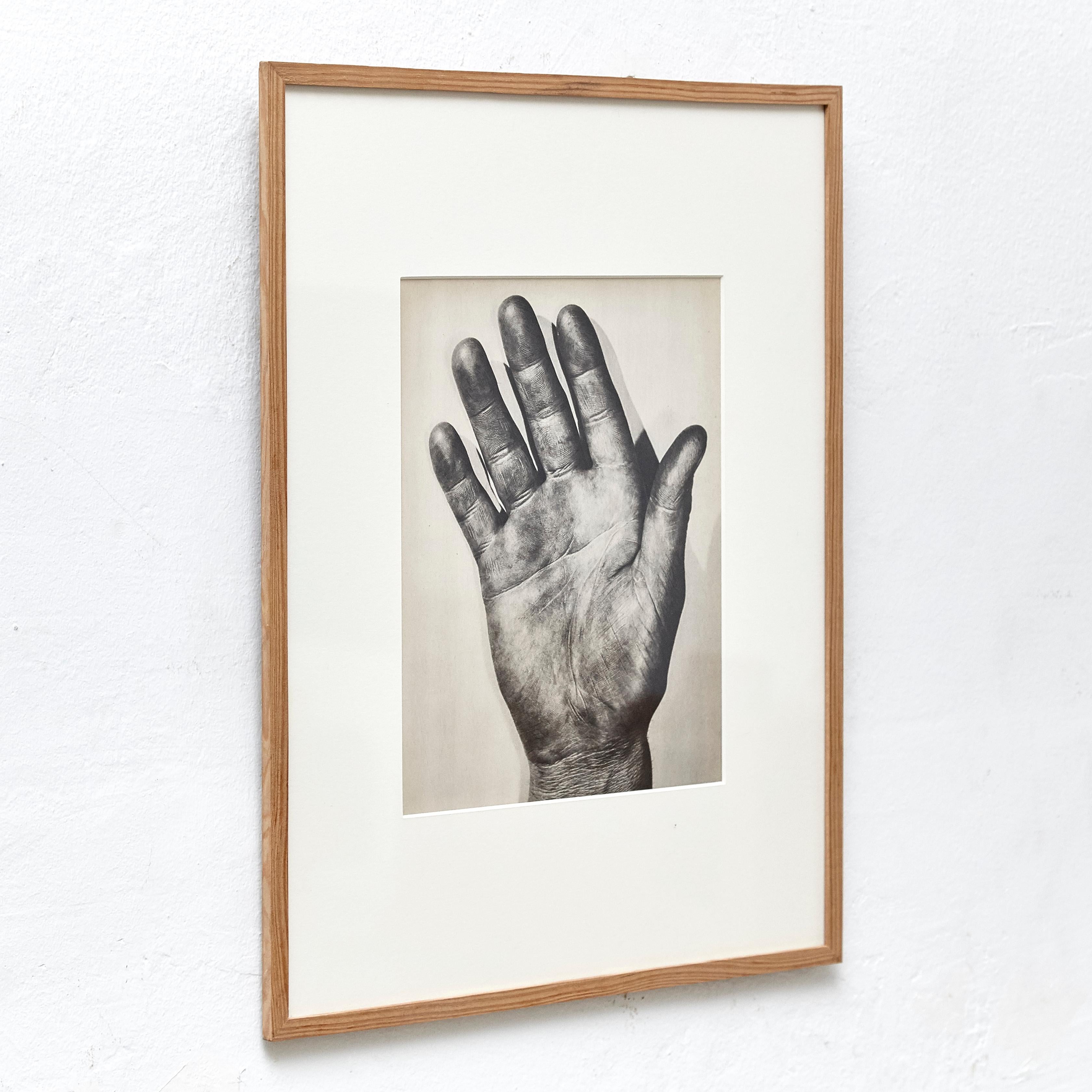Mid-Century Modern Ernest Koehli, Black and White Right Hand Photogravure Plate For Sale
