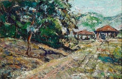 Sketch for Post Office Mural in Short Hills, New Jersey