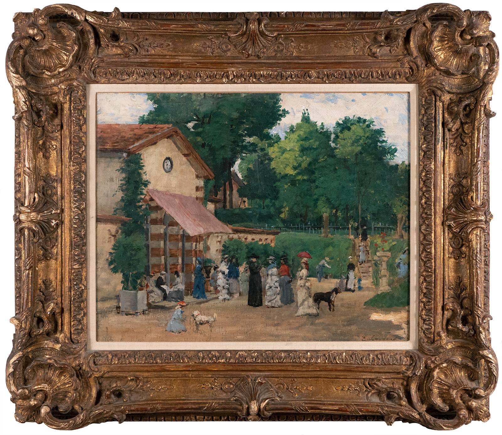 Ernest Laynaud (français, 1841 - 1928)

Signé en bas à droite

13 x 16 pouces

Huile sur toile