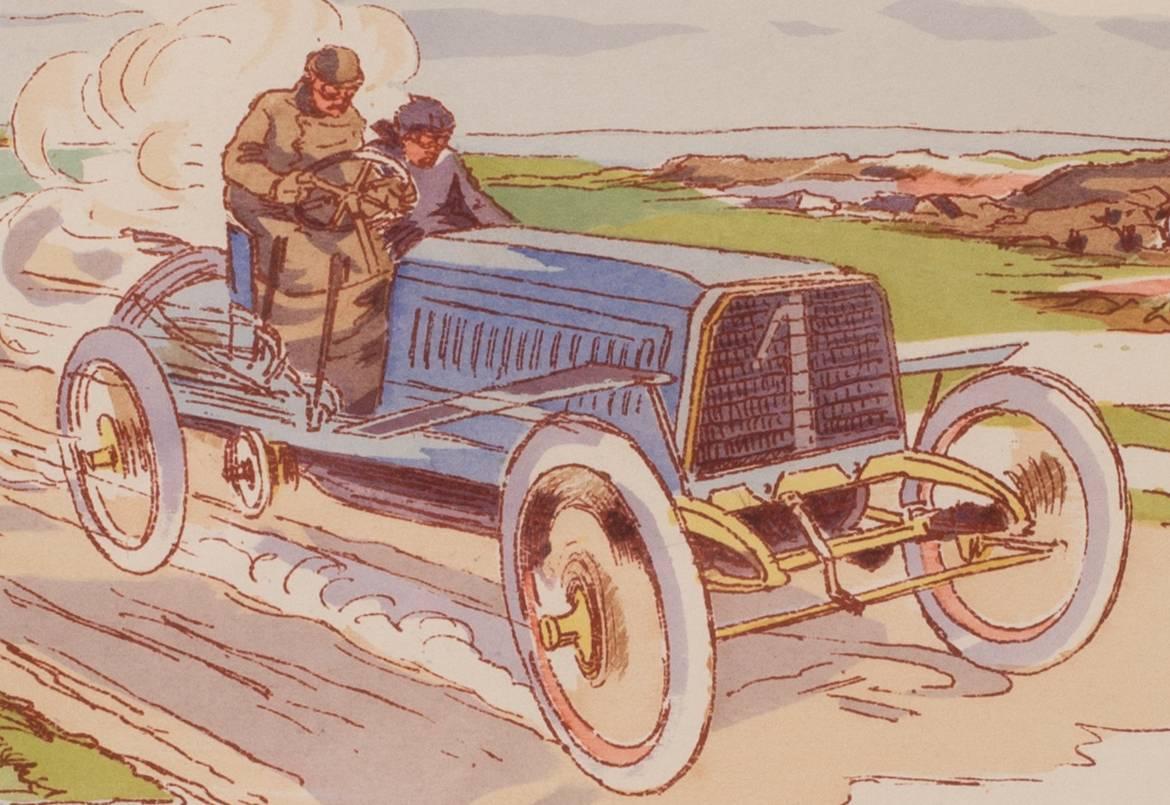 These delightful, rare and original turn of the 20th Century lithographs of classic racing cars are of winners of the most important races of the advent of motor sport. We have 20 examples in total to choose from to make a set. If you are interested