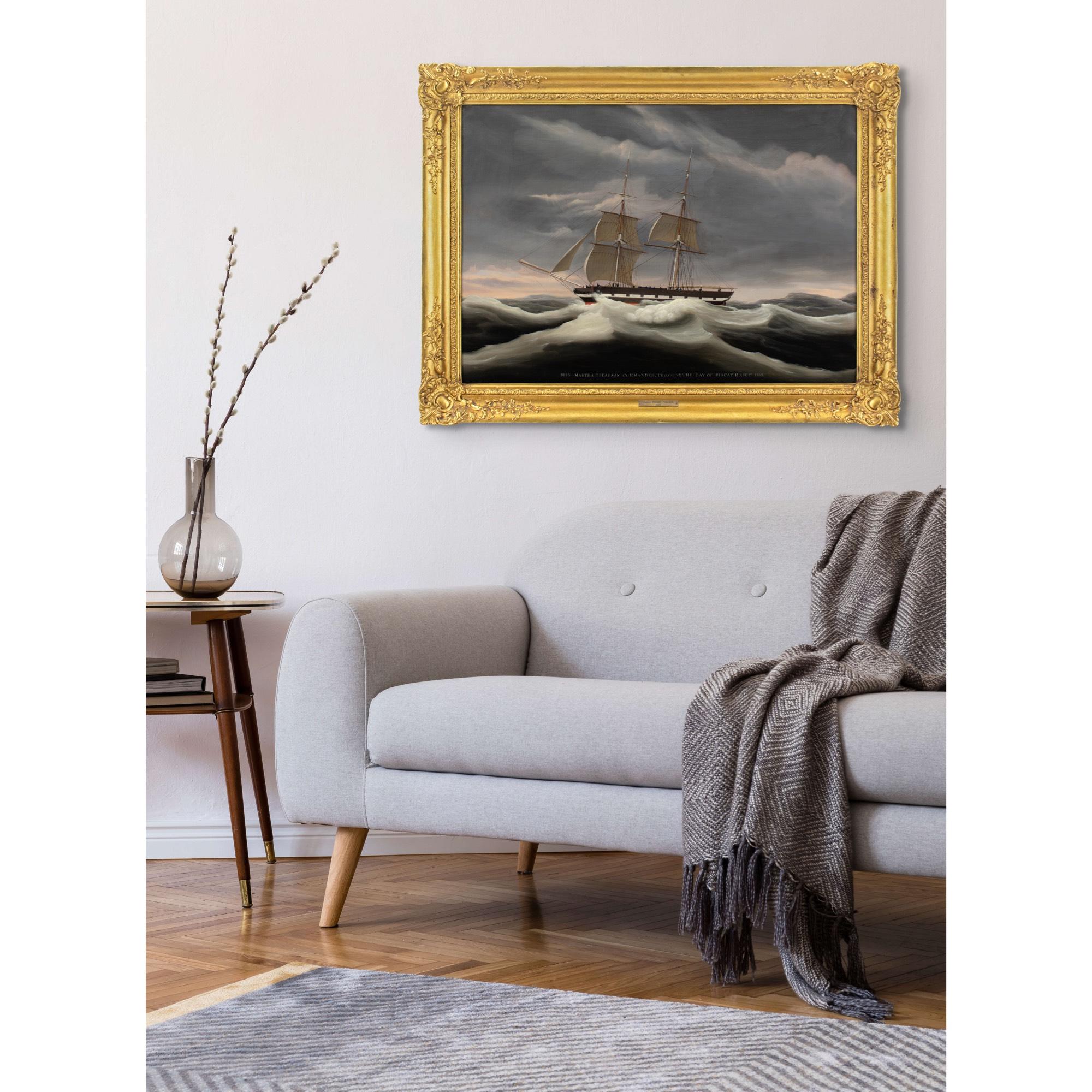 Ernest Poulson, The Brig Martha, Crossing The Bay Of Biscay 2