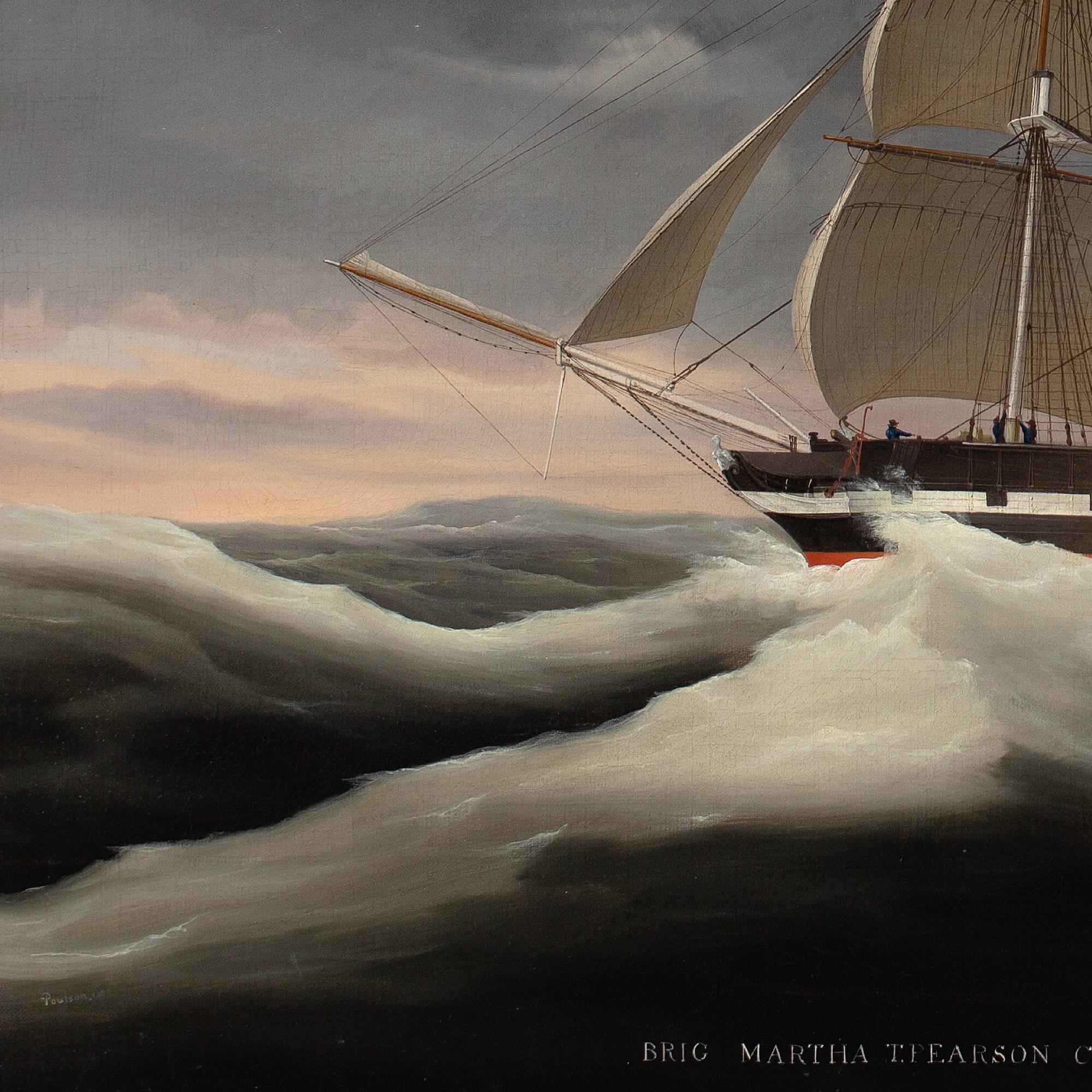 Ernest Poulson, The Brig Martha, Crossing The Bay Of Biscay 6