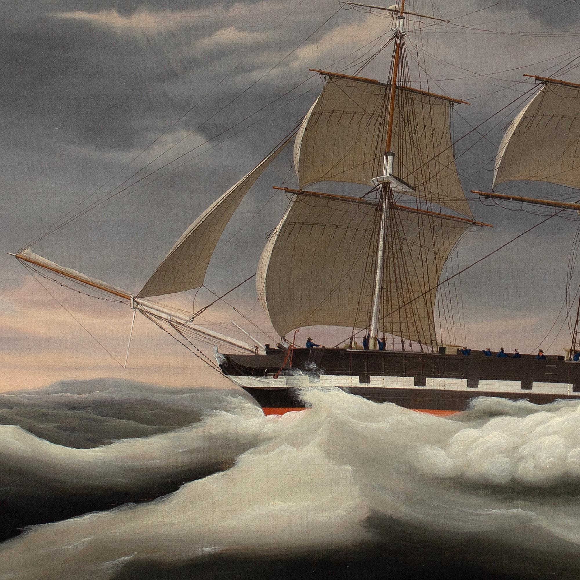 Ernest Poulson, The Brig Martha, Crossing The Bay Of Biscay 7