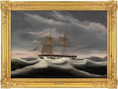 Ernest Poulson, el bergantín Martha, cruzando el golfo de Vizcaya