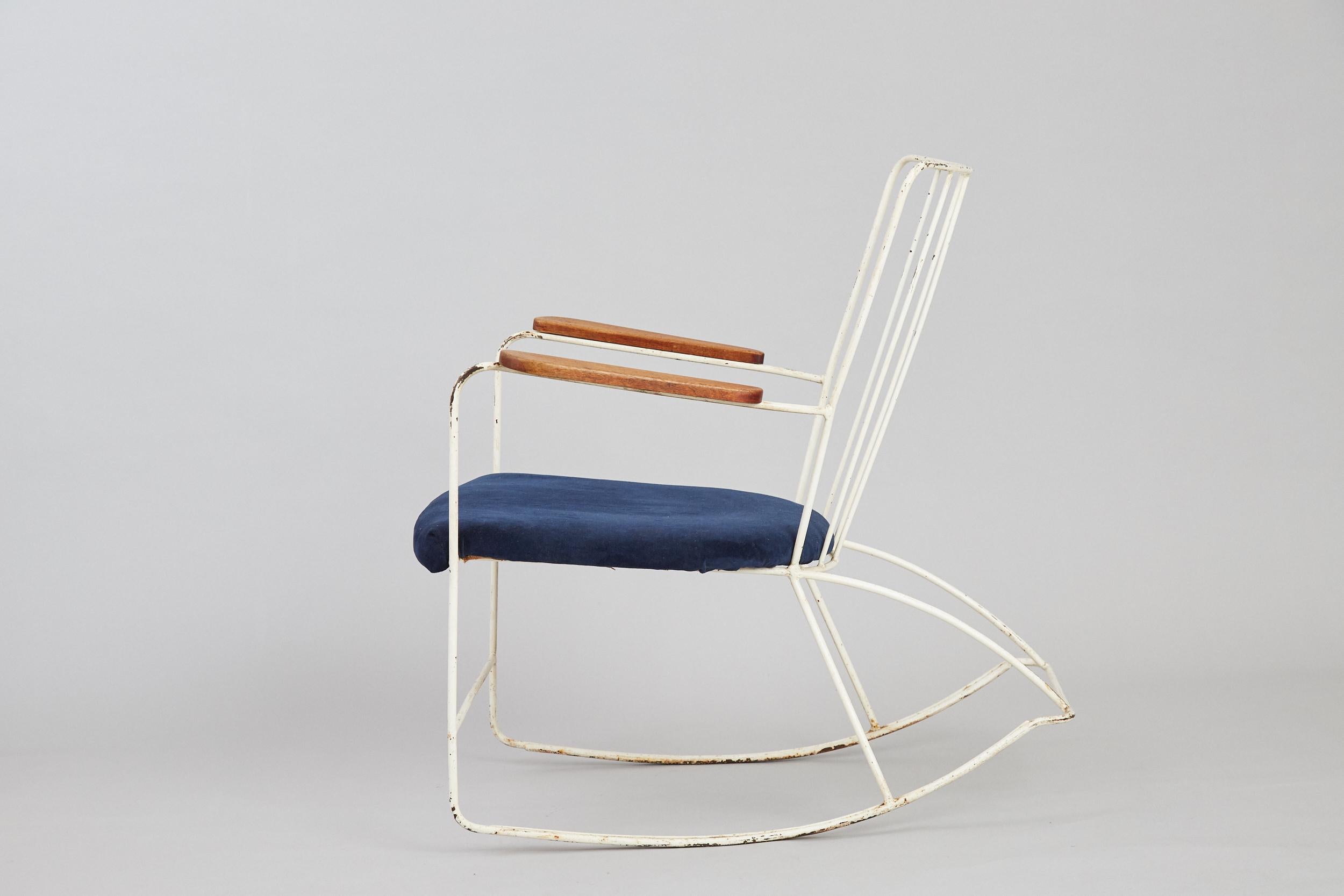Ernest Race Rocking Chair, 1940s, England For Sale 5