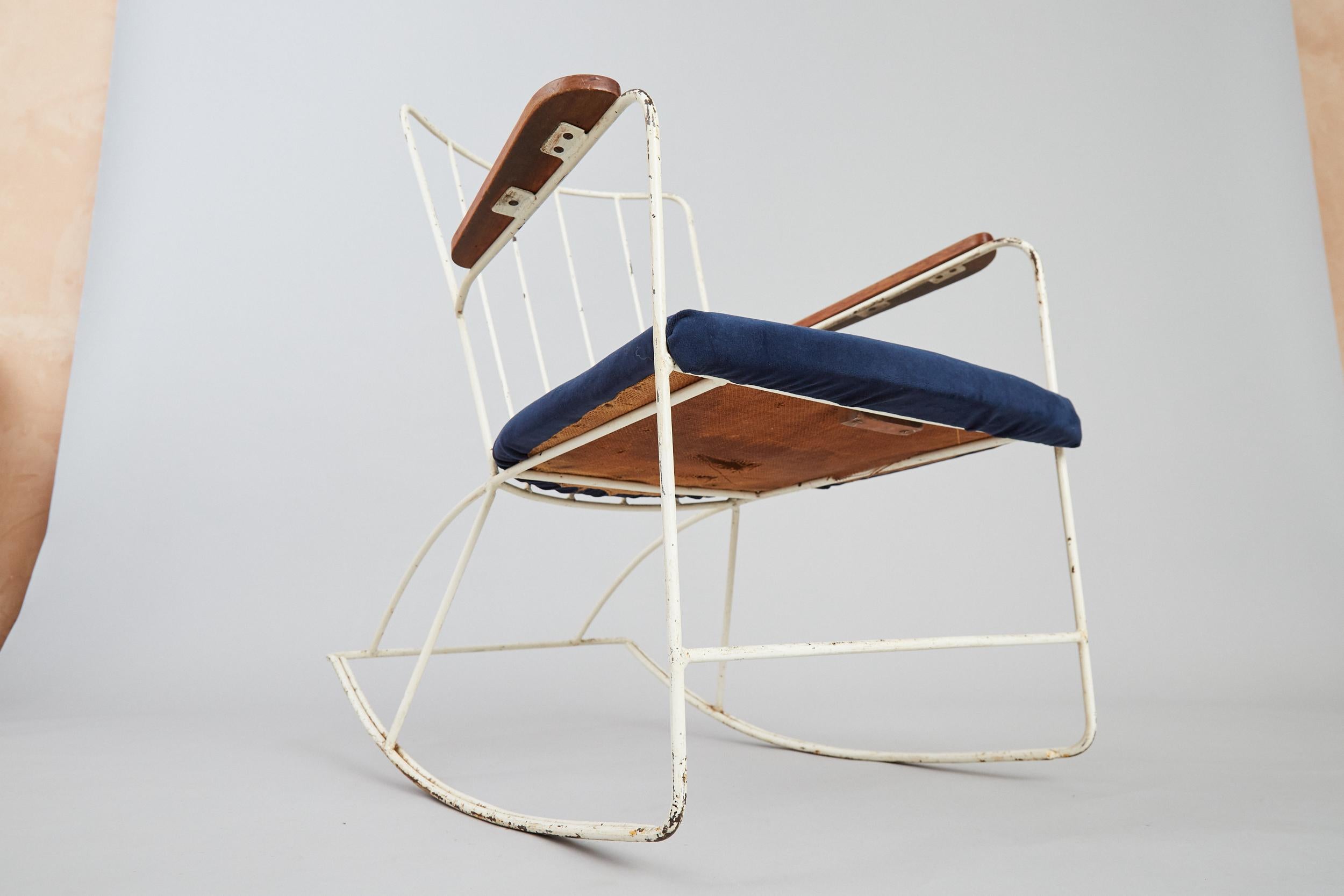 Ernest Race Rocking Chair, 1940s, England For Sale 7