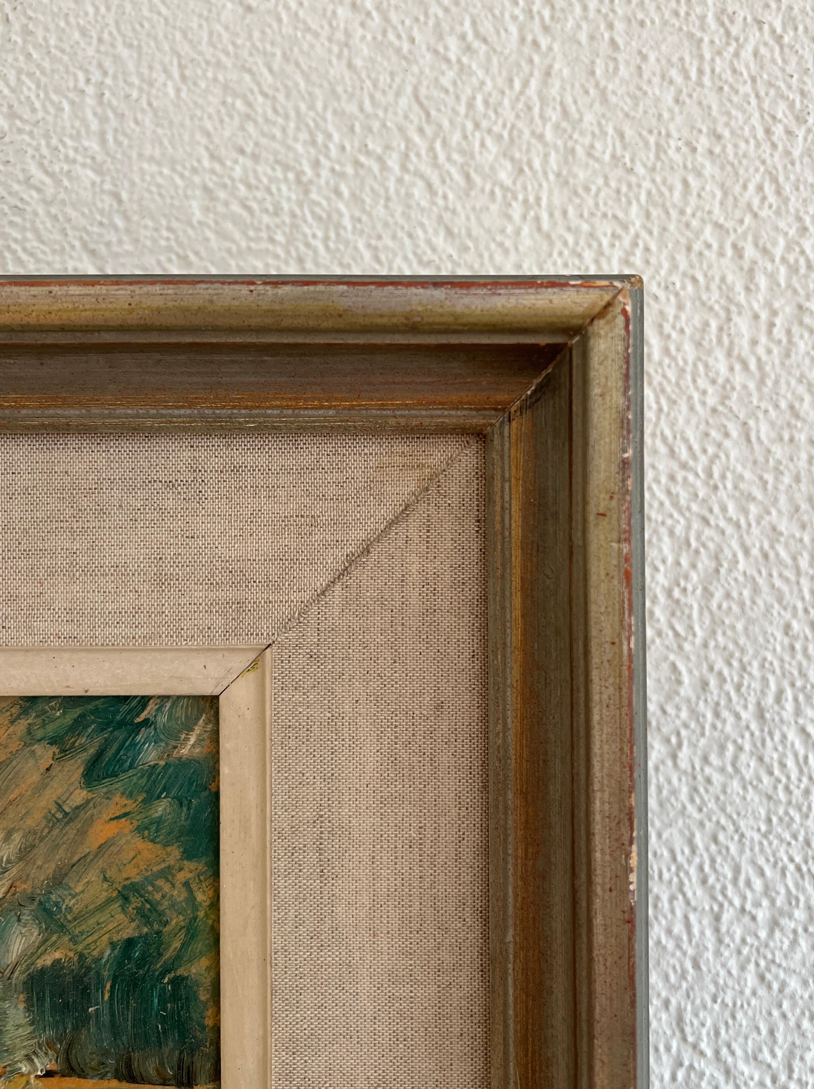 Work on canvas
Golden wooden frame
47.7 x 34.5 x 5 cm