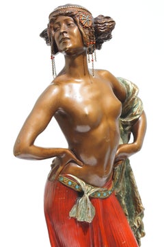 Ernest Serger, Bronze Salome, circa 1890, Signed