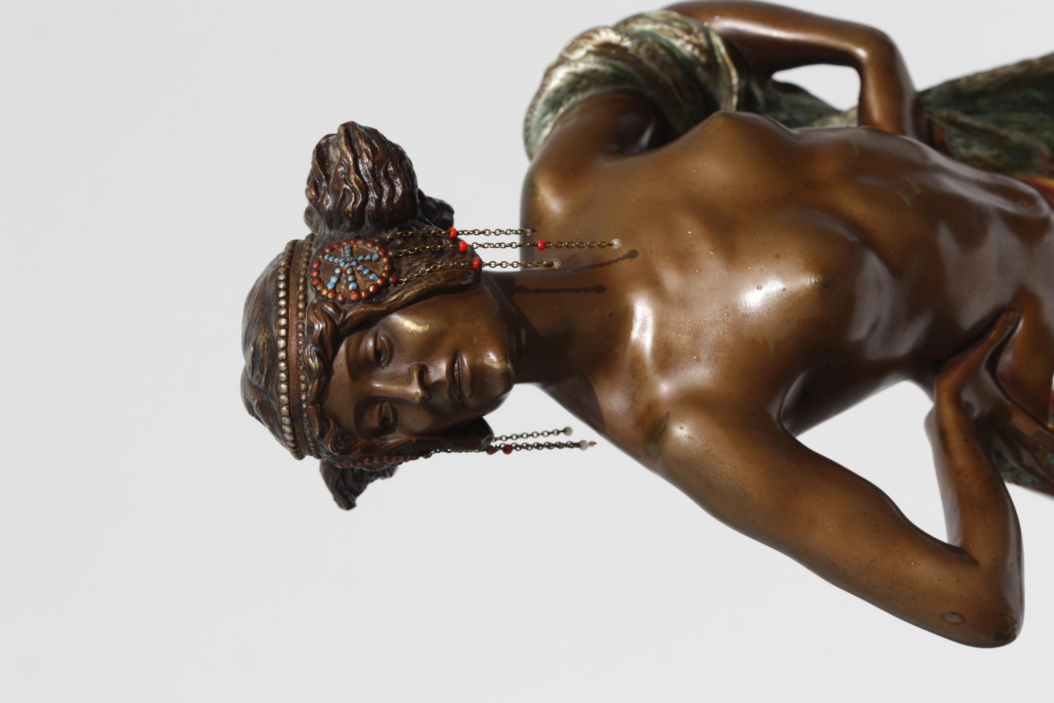  Ernest Serger, Bronze Salome, circa 1890, Signed For Sale 2