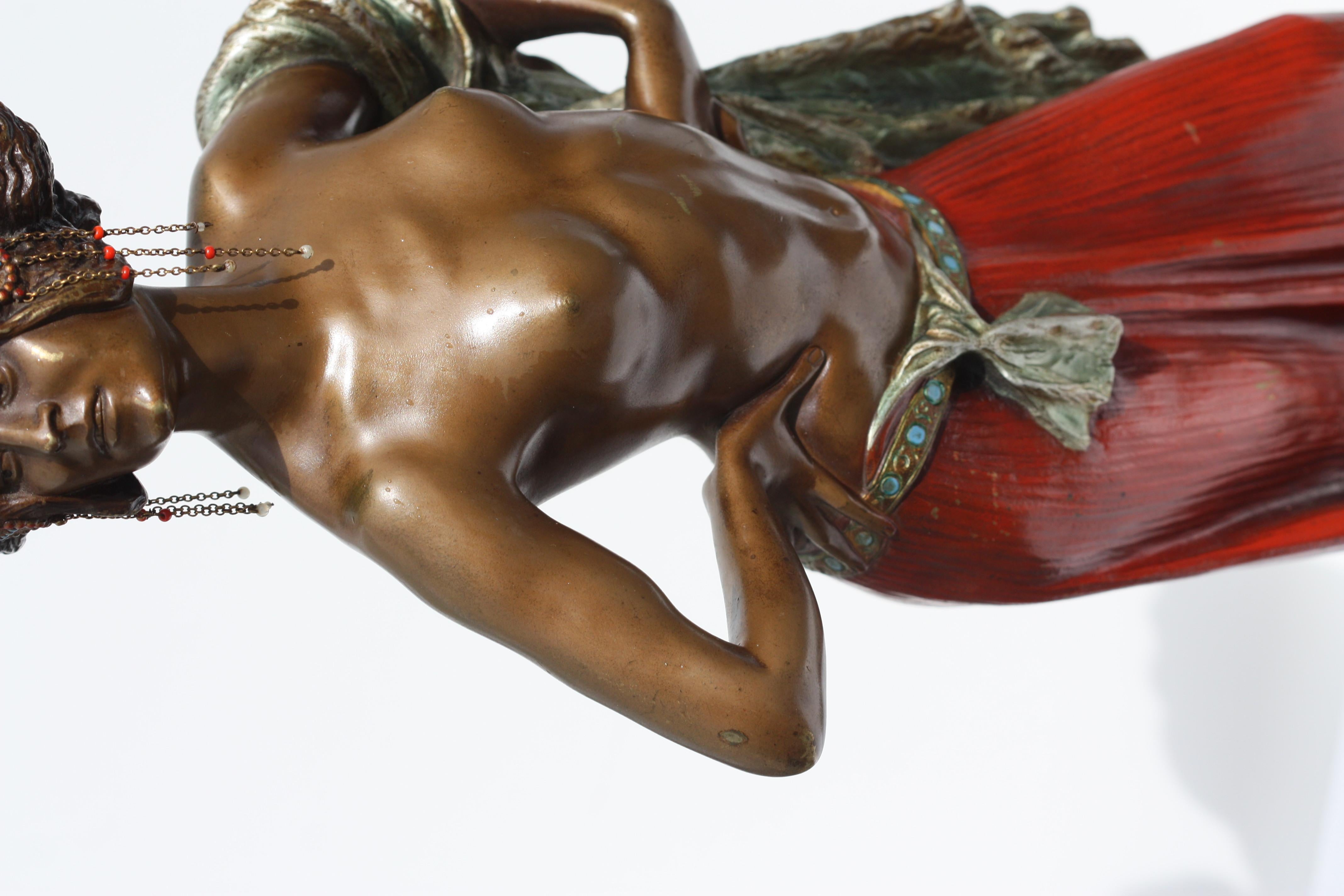  Ernest Serger, Bronze Salome, circa 1890, Signed For Sale 3