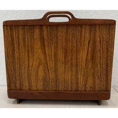 Ernest Sohn Siamese Teak Magazine Holder, circa 1960s