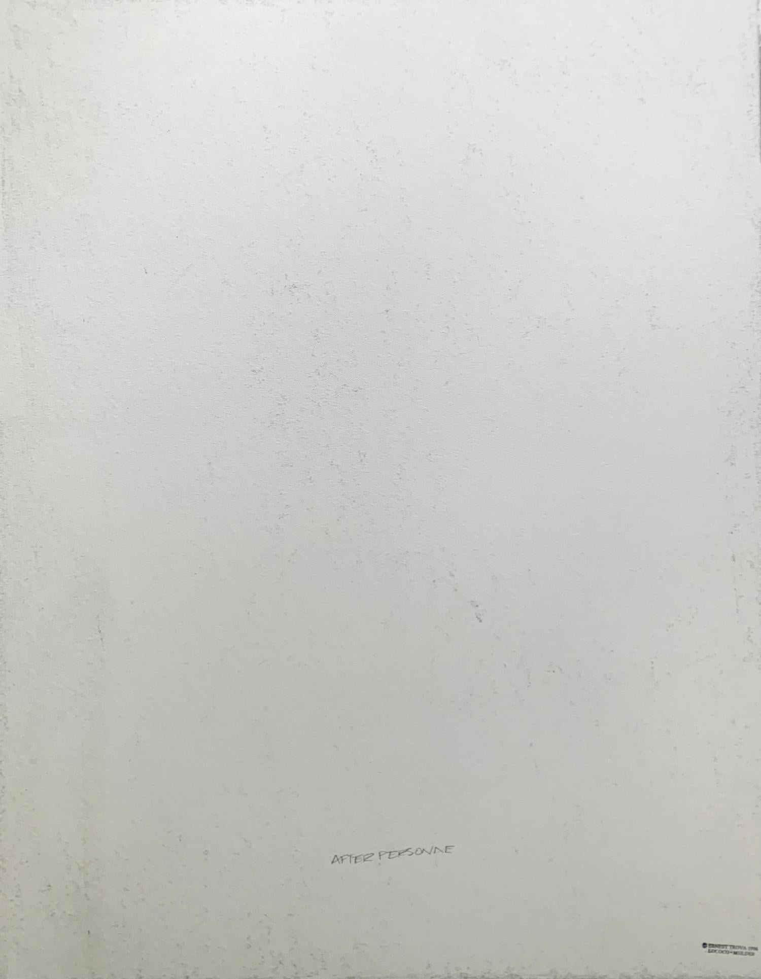 « After Personae » d'Ernest Tino Trova, sérigraphie sur carton de musée en vente 3
