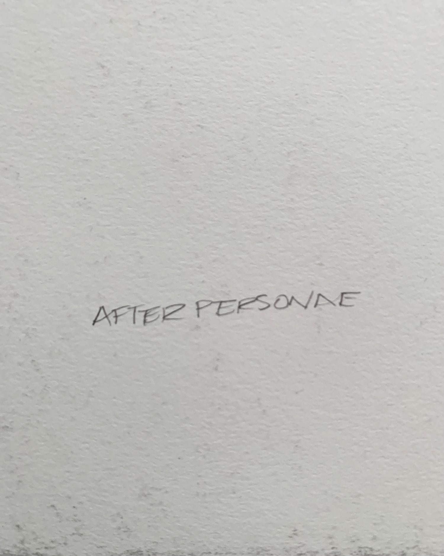 « After Personae » d'Ernest Tino Trova, sérigraphie sur carton de musée en vente 4