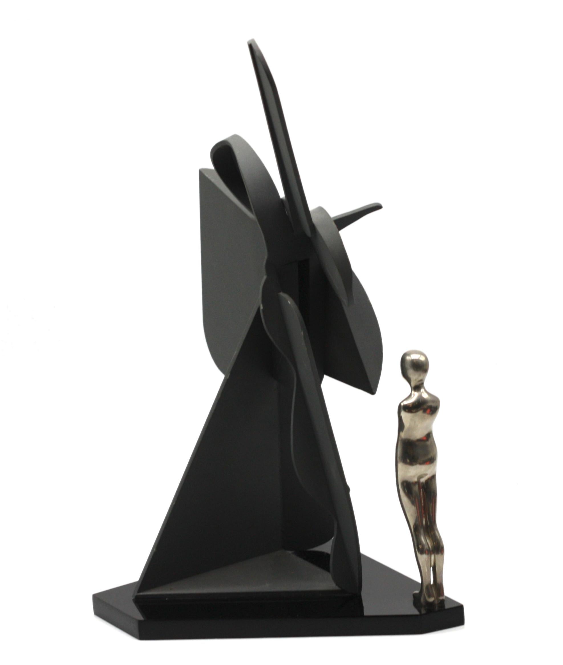 Acciaio Ernest Trova, (Americano, 1927-2009) Maquette in vendita