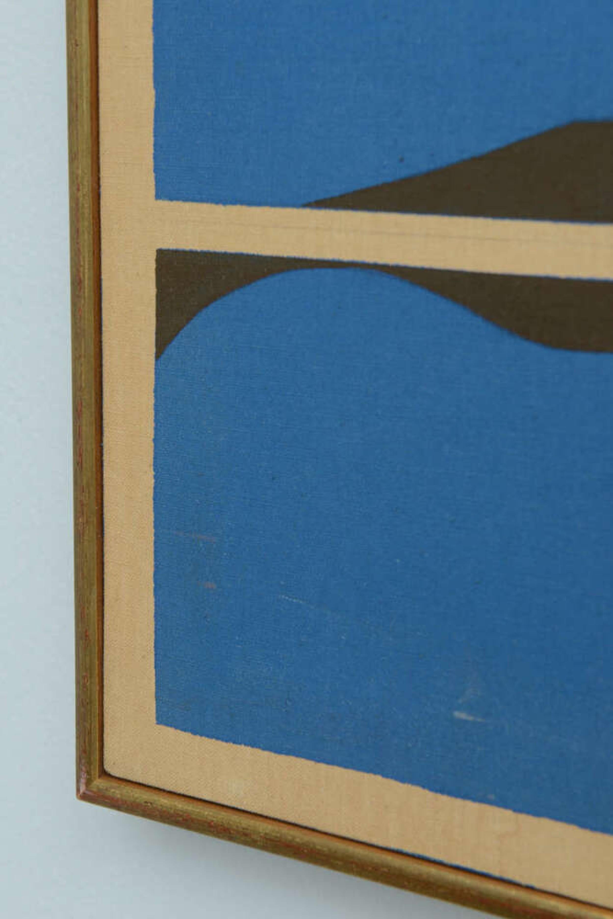 Moderne Ernest Trova Sérigraphie contemporaine sur toile, intitulée 
