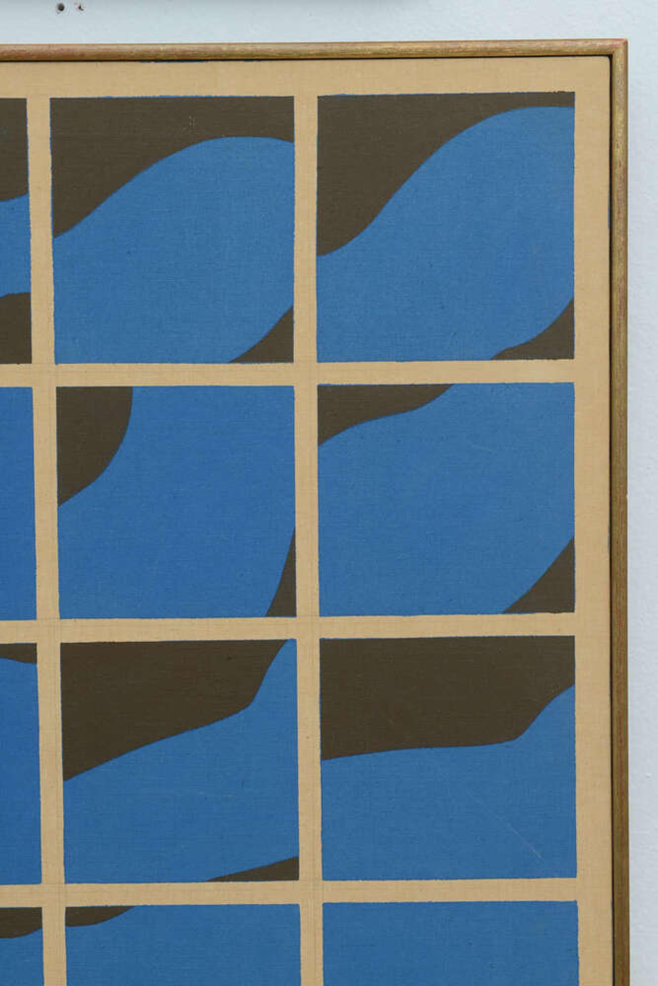 Américain Ernest Trova Sérigraphie contemporaine sur toile, intitulée 