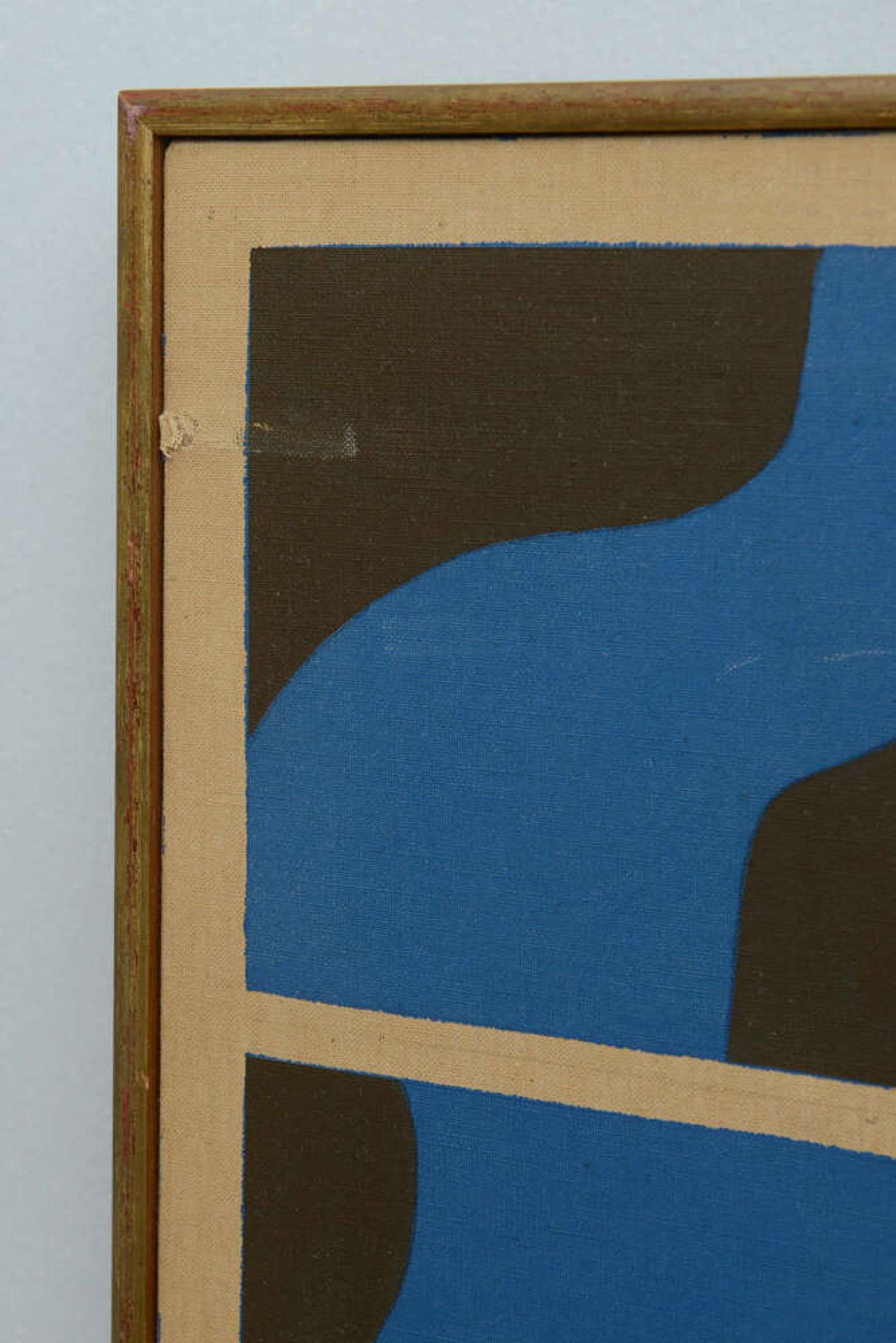 20ième siècle Ernest Trova Sérigraphie contemporaine sur toile, intitulée 