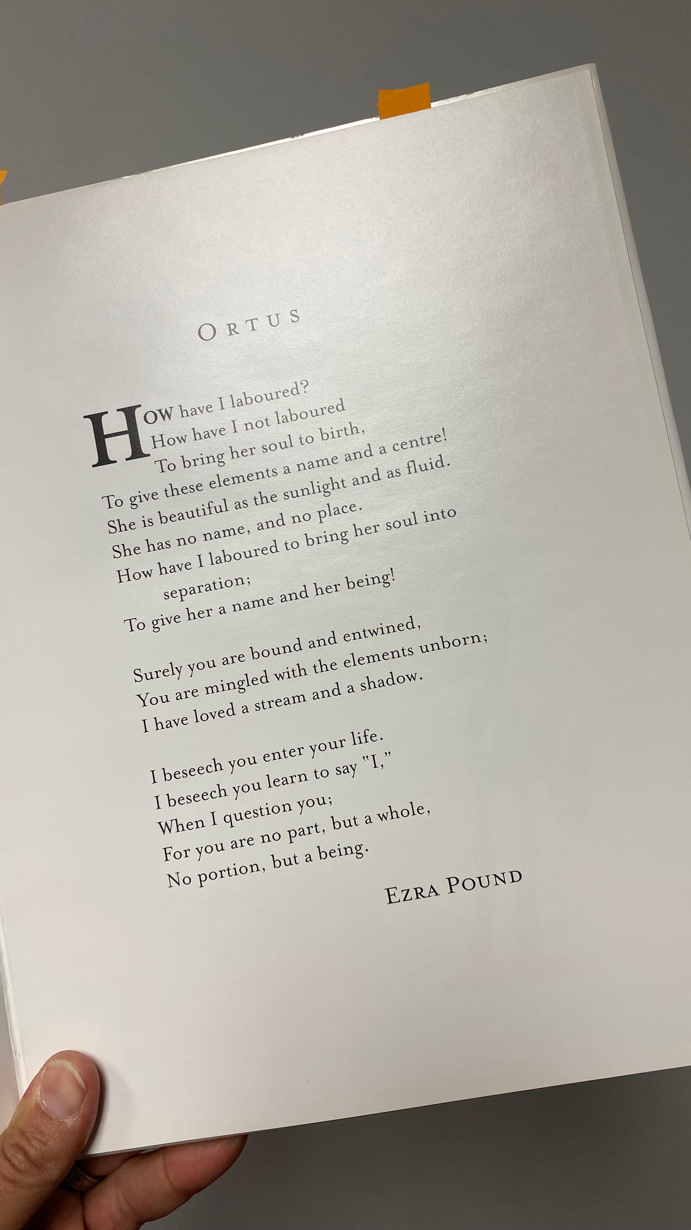 The Last Roman (for the poet, Ezra Pound) 4