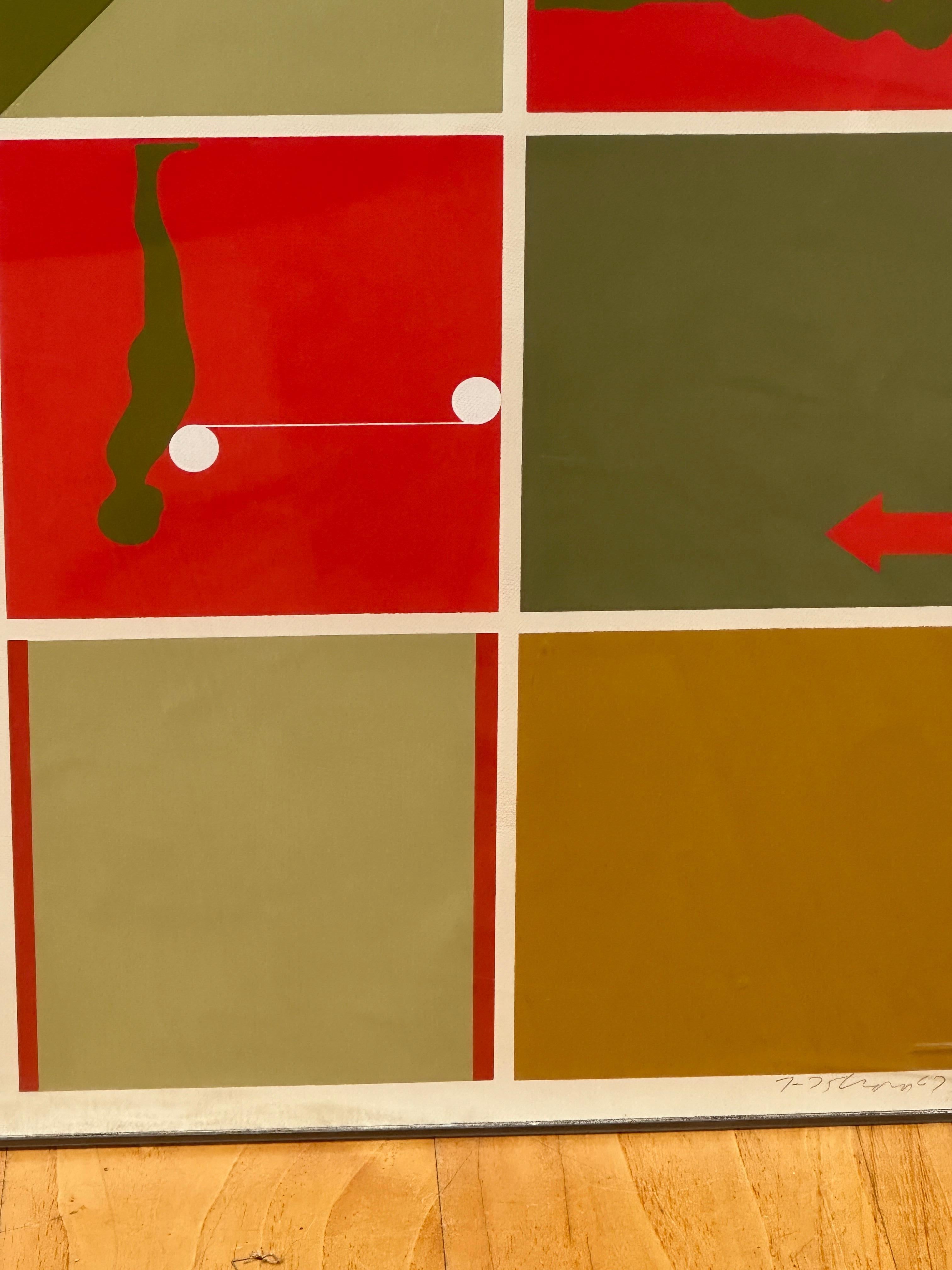 Pop Art Lithograph “Falling man”, study 1 by Ernest Trova 1