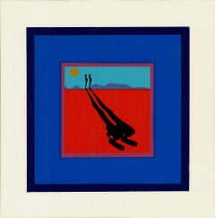 Ernest Trova 'Pace Gallery' Silkscreen Print, Framed, 1968, 7.25 in