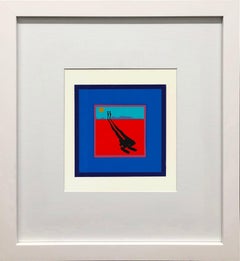Ernest Trova 'Pace Gallery' Silkscreen Print, Framed, 1968, 7.25 in