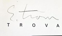 Monografía de tapa dura del renombrado escultor: TROVA (firmada a mano por Ernest Trova)