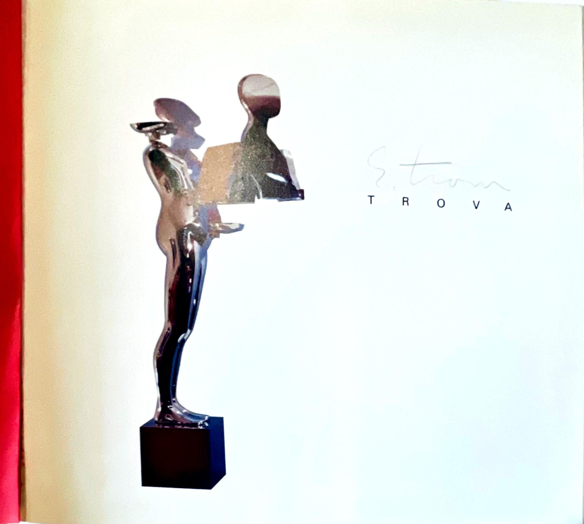 Monographie Hardback du célèbre sculpteur : TROVA (signée à la main par Ernest Trova) en vente 5