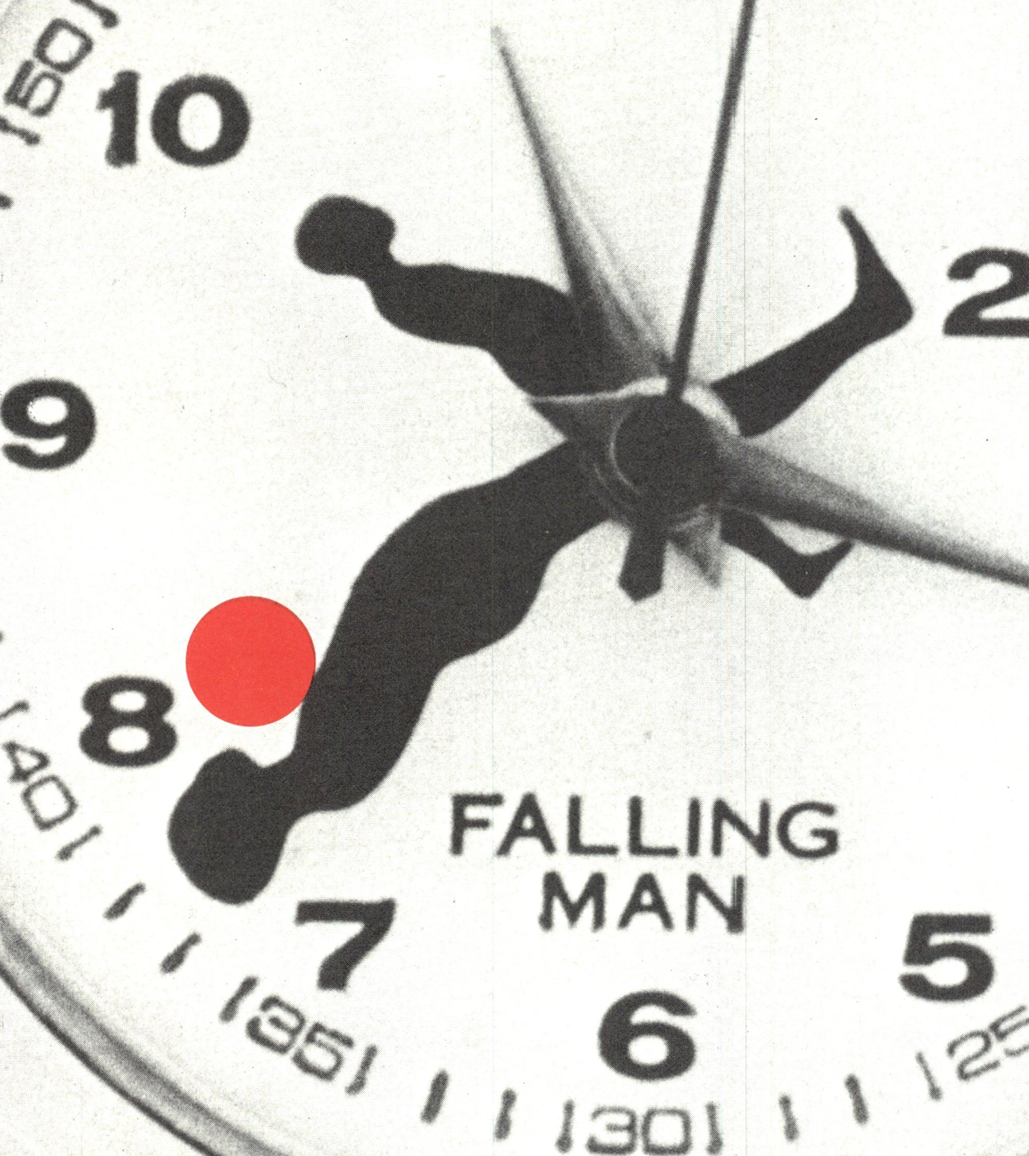Trova-Falling Man Watch Stampa vintage in edizione limitata - Print Pop Art di Ernest Trova