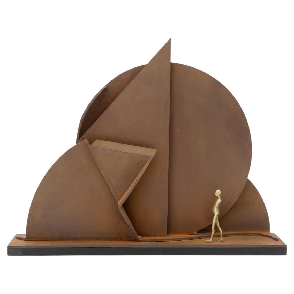 Ernest Trova "Profilo Canto" Scultura in acciaio in vendita
