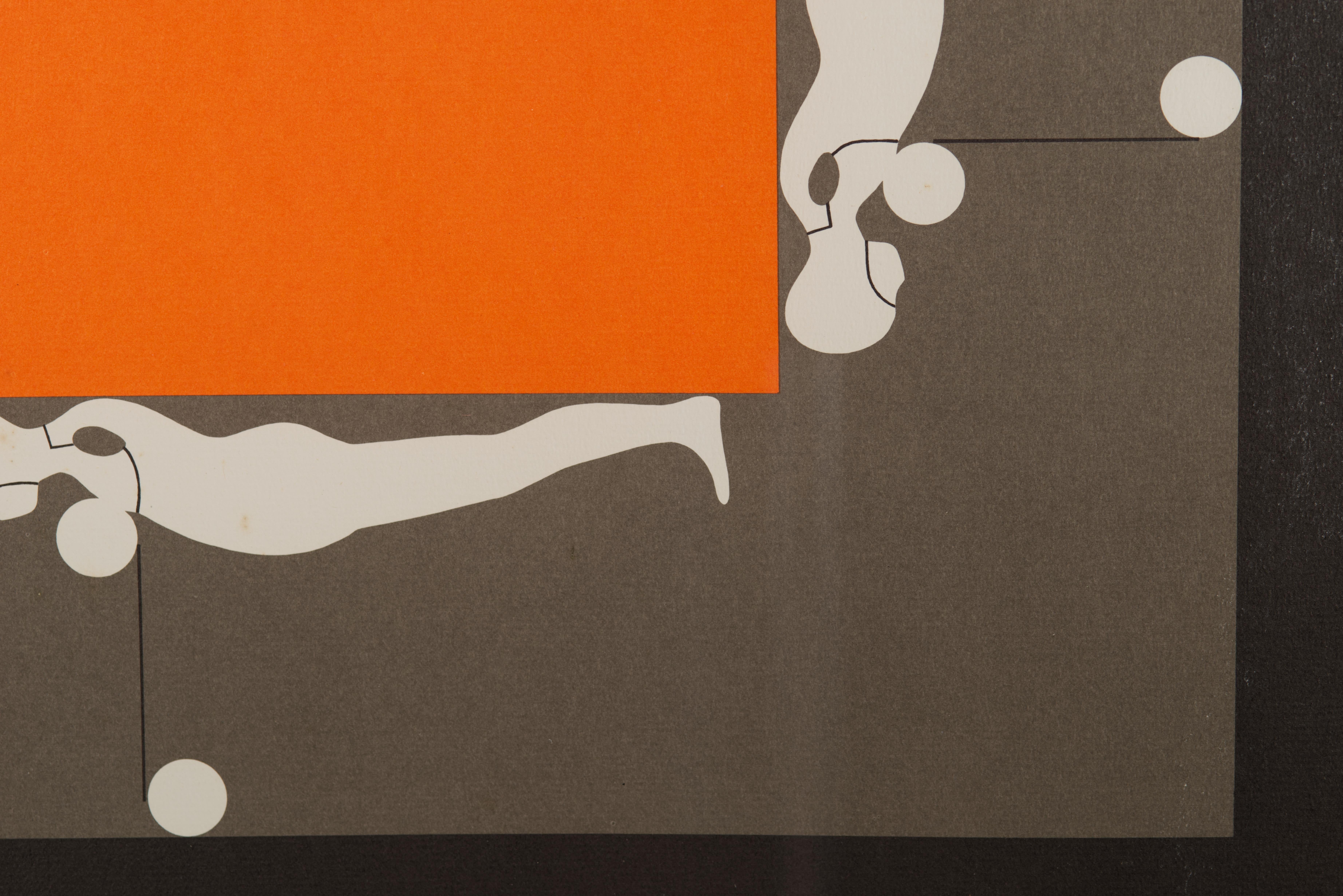 Milieu du XXe siècle Ernest Trova, Recent Sculpture 1967 Hayden Gallery M.I.T., affiche encadrée en vente