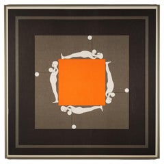 Ernest Trova, Scultura recente 1967 Hayden Gallery M. I. T. Poster incorniciato