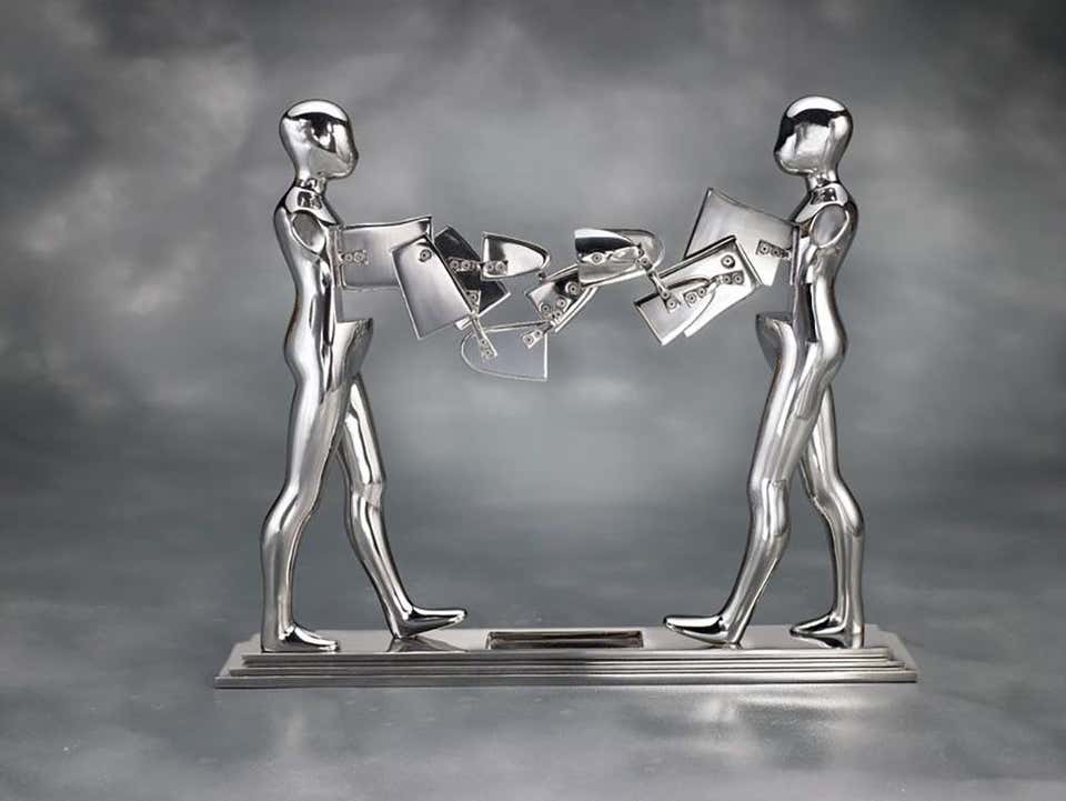 Double Walking Figure