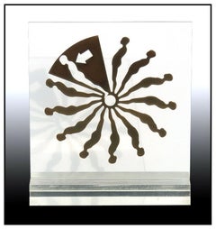 Ernest TROVA Original Falling Man Suspended BRONZE SCULPTURE Signed Relief Art