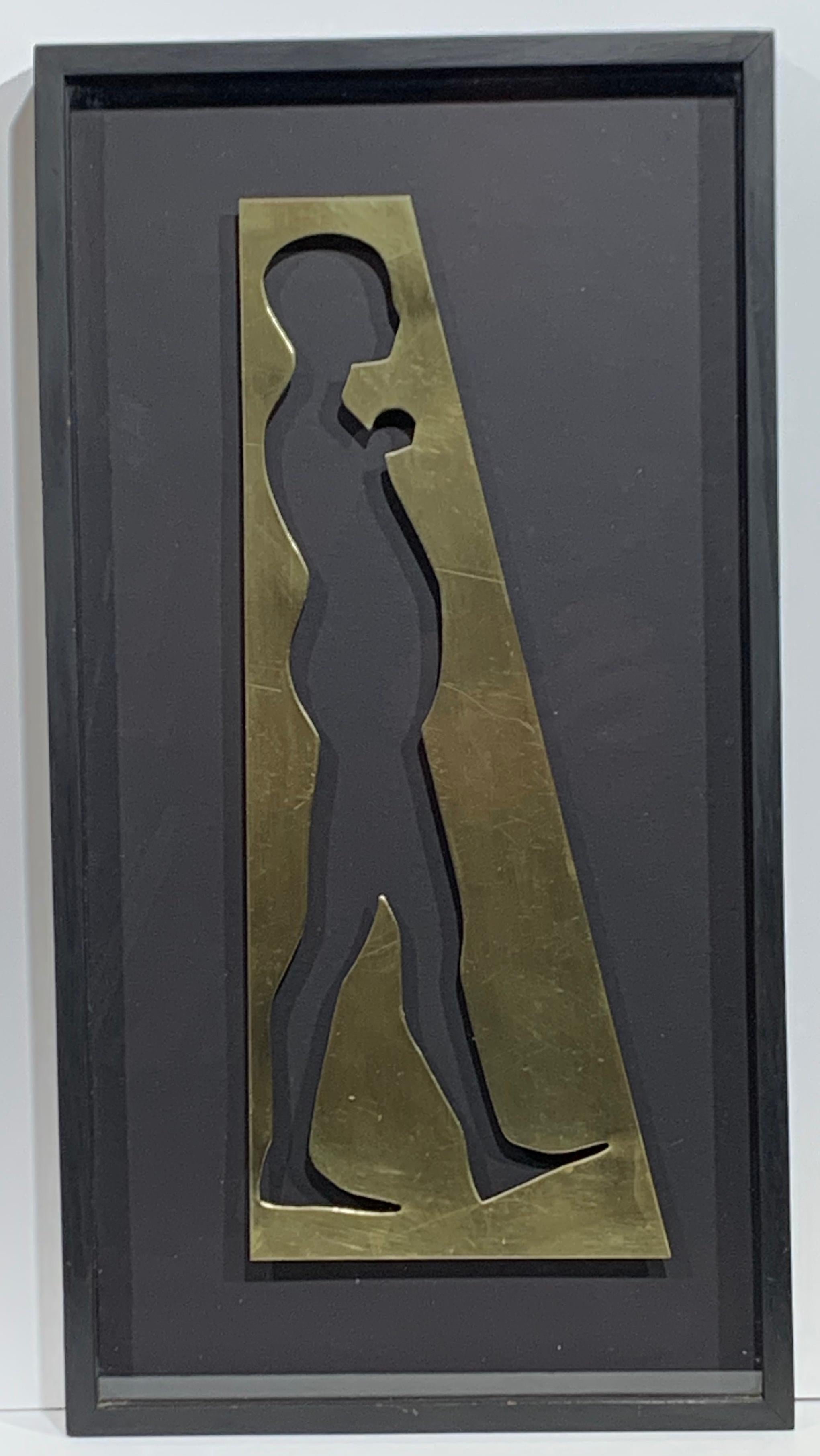 Walking Man mit Schnalle – Sculpture von Ernest Trova
