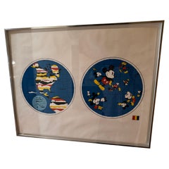 Ernest Trova "The World of Mickey Mouse" Lithograph