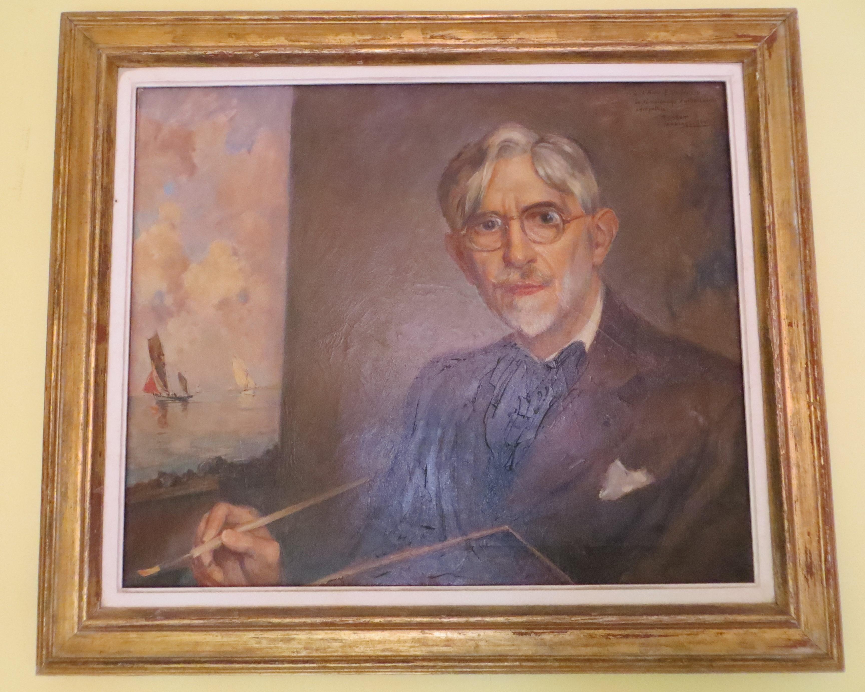 Self-Portrait of Ernest Vauthrin  For Sale 3