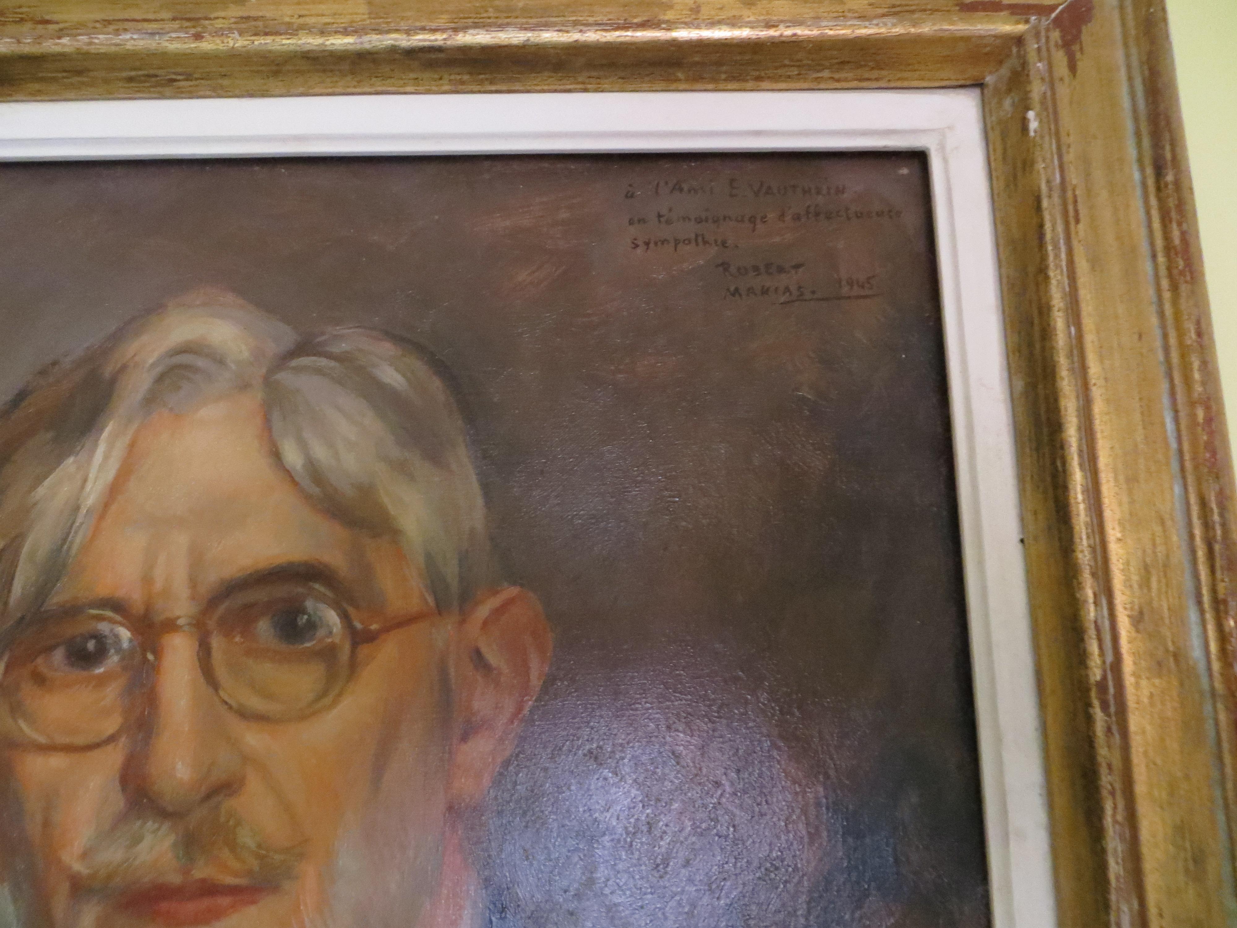 Self-Portrait of Ernest Vauthrin  For Sale 5