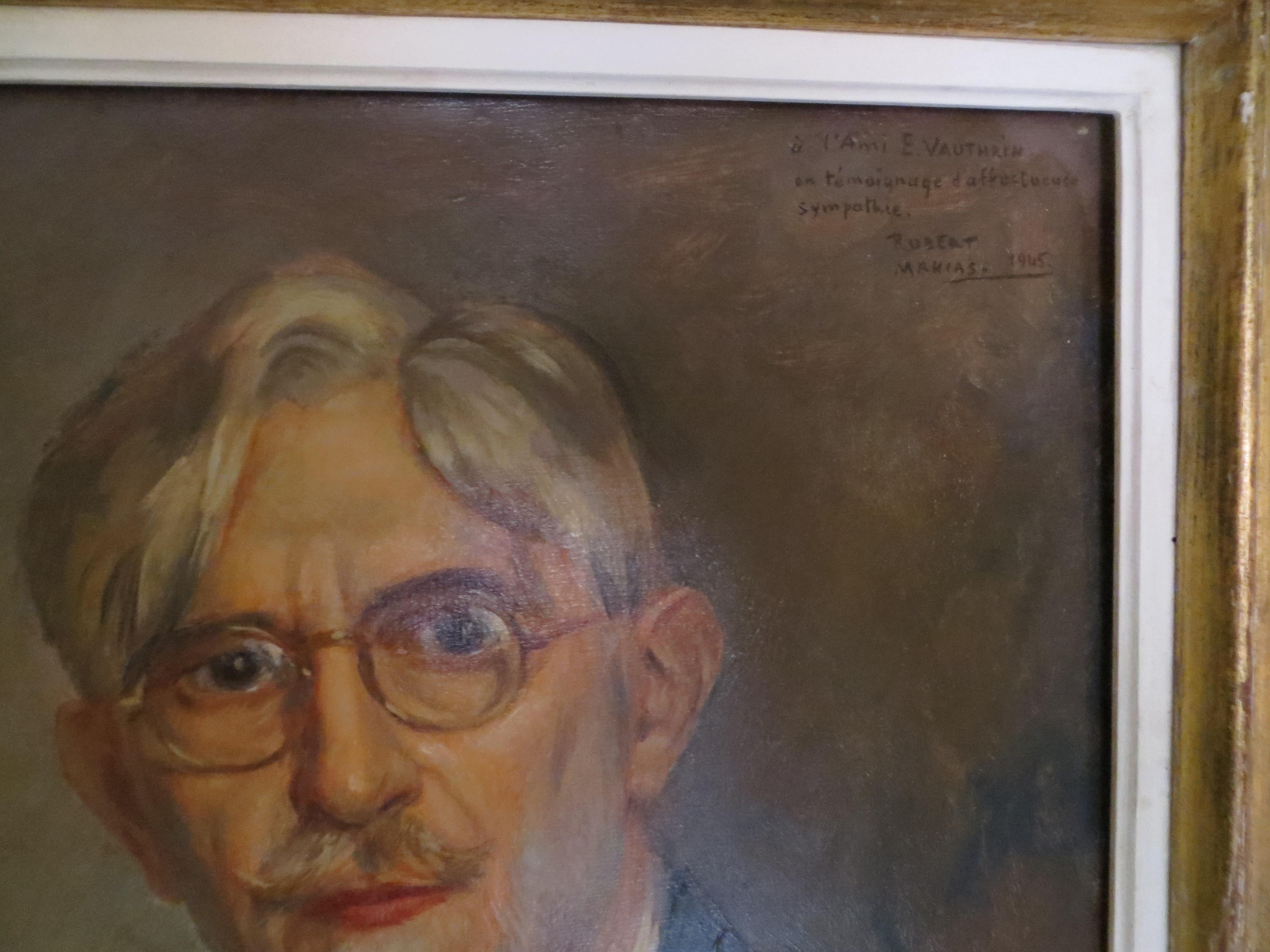 Self-Portrait of Ernest Vauthrin  For Sale 8
