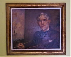 Self-Porträt von Ernest Vauthrin 