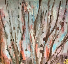 Árboles de otoño de Ernest Voegeli - Óleo sobre lienzo 38x50 cm