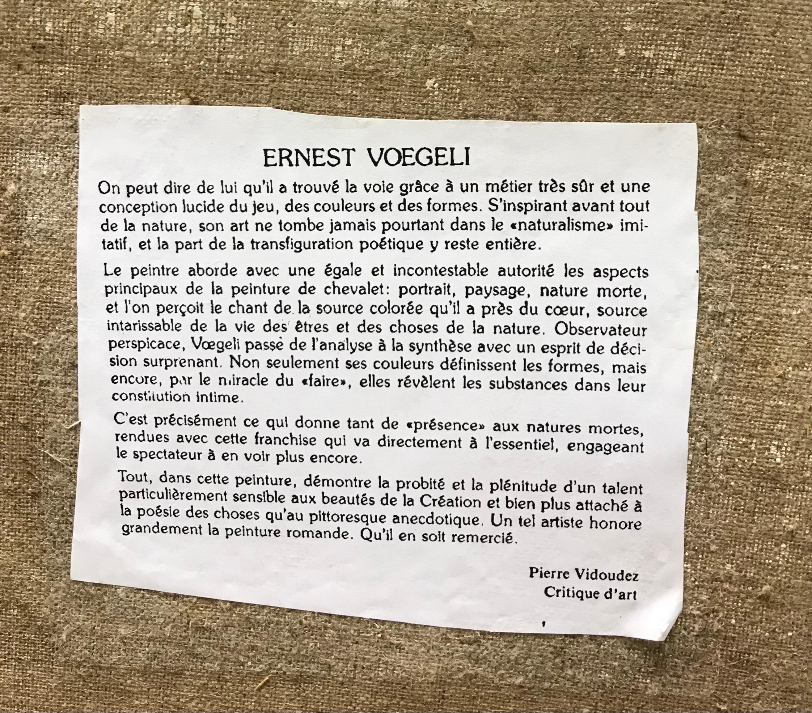 Bouquet-Printanier von Ernest Voegeli – Öl auf Leinwand 51x66 cm im Angebot 8