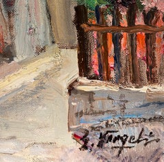 Old Corner in Schuls by Ernest Voegeli - Oil on Canvas 46x60 cm