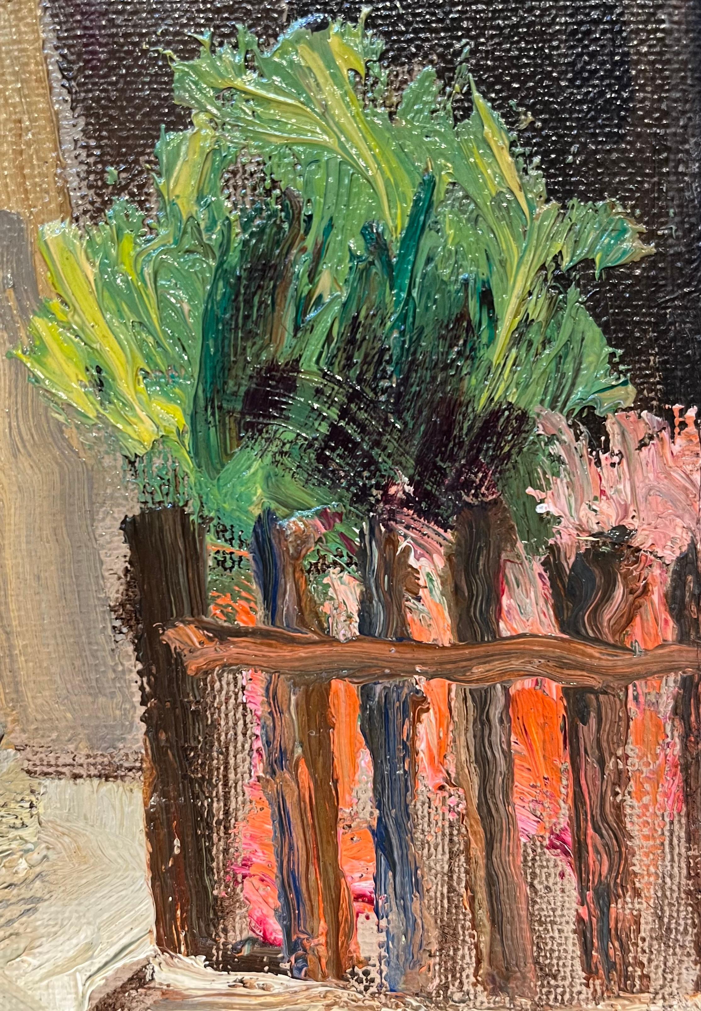 Viejo rincón en Schuls de Ernest Voegeli - Óleo sobre lienzo 46x60 cm en venta 6